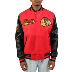 chicago-blackhawks-red-and-black-varsity-jacket