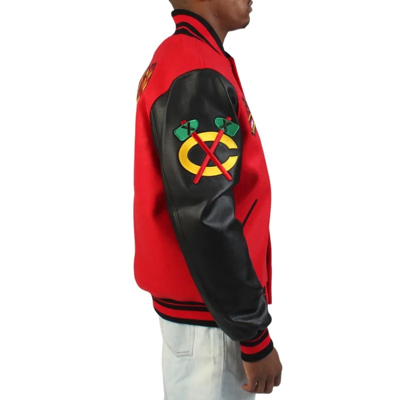 chicago-blackhawks-red-and-black-varsity-wool-leather-jacket
