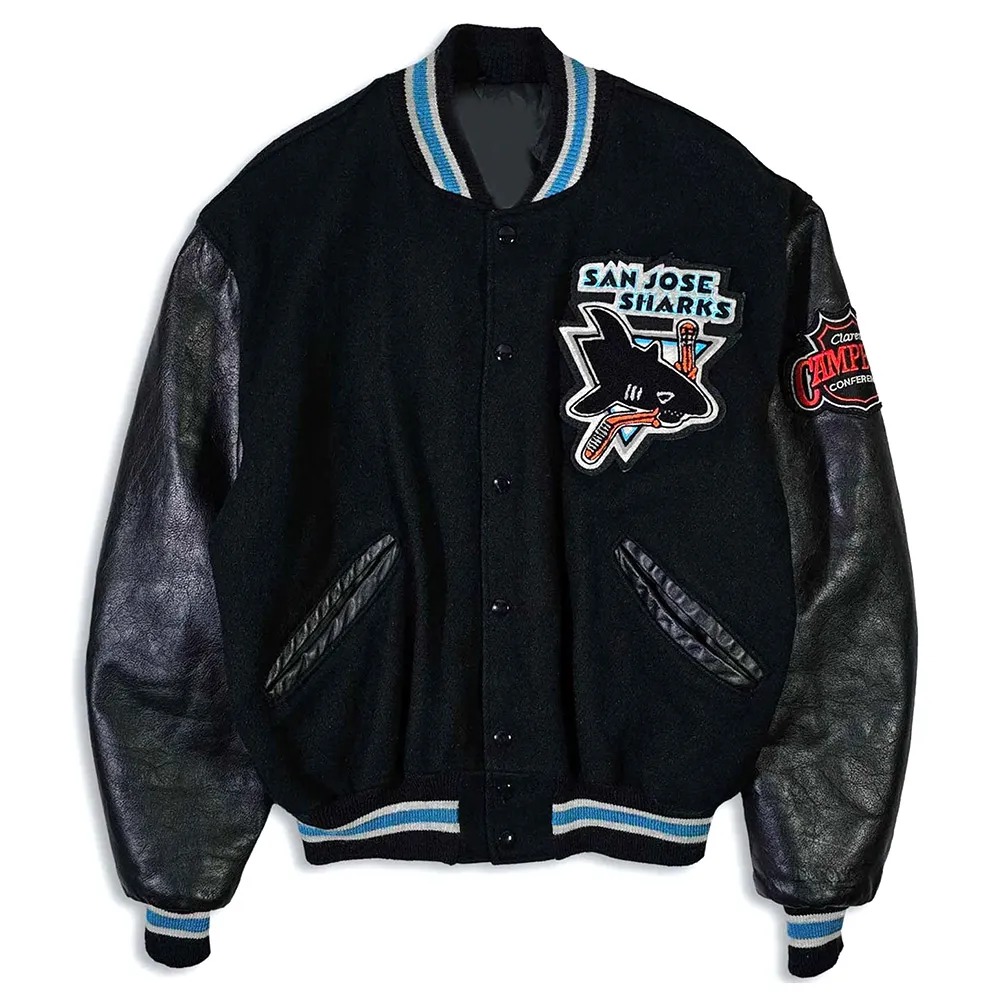 delong-san-jose-sharks-90s-varsity-jacket