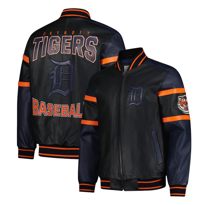 detroit-tigers-black-and-navy-leather-jacket