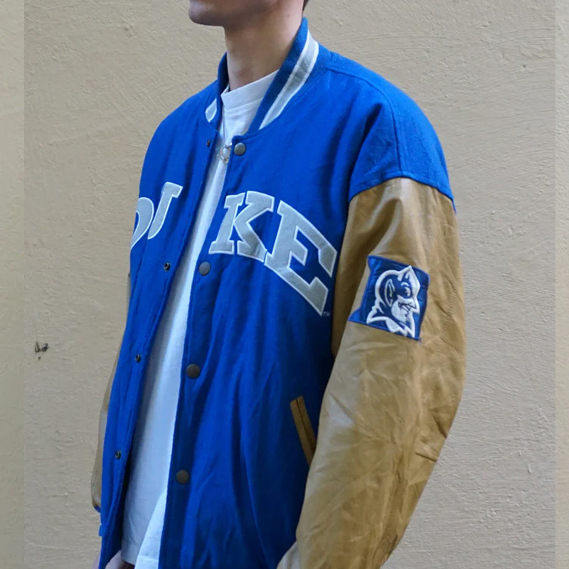duke-university-blue-and-tan-brown-letterman-jacket