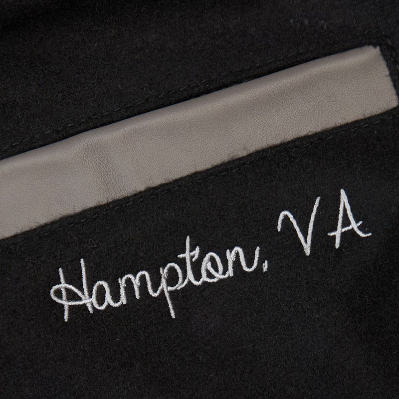 hampton-pirates-homecoming-black-letterman-jacket