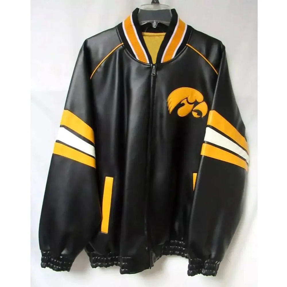 iowa-hawkeyes-black-leather-jacket