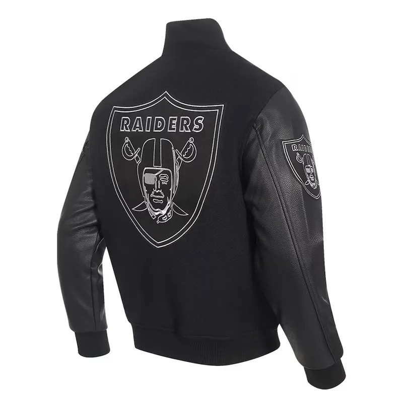 las-vegas-raiders-full-zip-black-jacket
