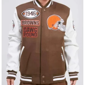 Cleveland Browns Mash Up Varsity Jacket