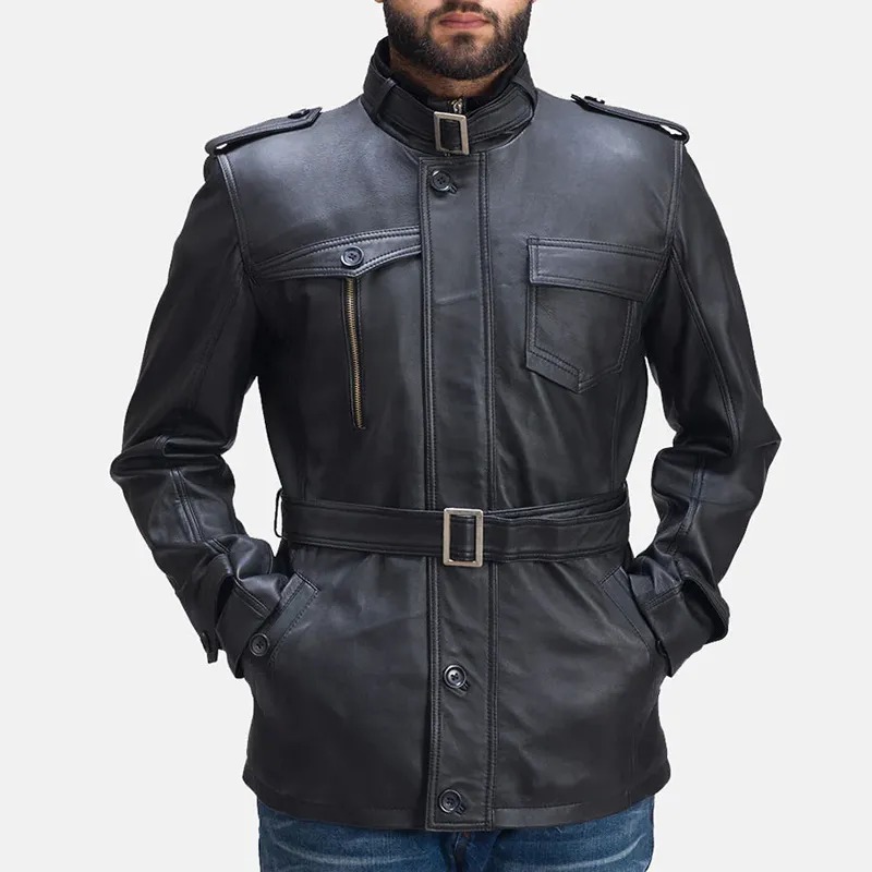 mens-hunter-black-leather-jacket