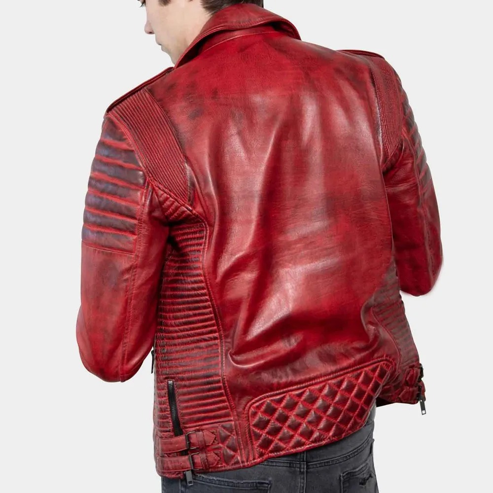 mens-red-biker-jacket