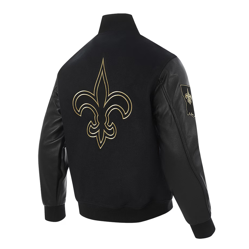 new-orleans-saints-black-letterman-jacket