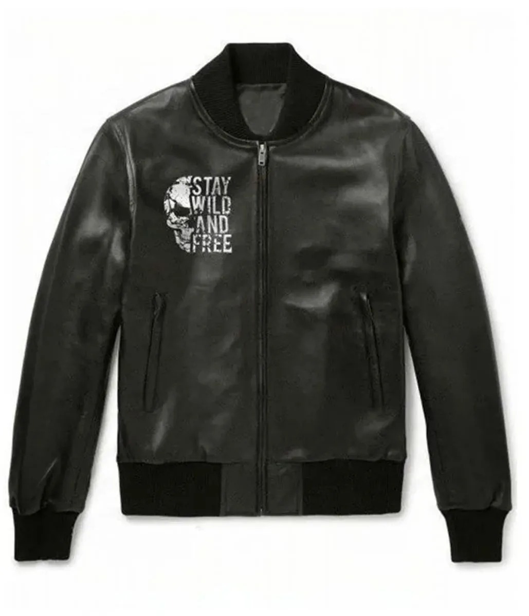 stay-wild-and-free-black-leather-jacket-scaled