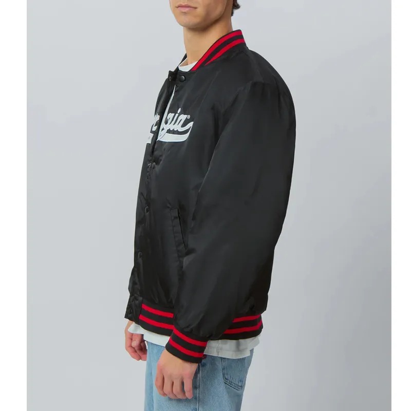 uga-bulldogs-a-game-black-satin-jacket