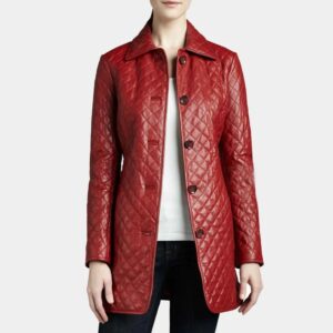 womens-mid-length-quilted-red-leather-coat